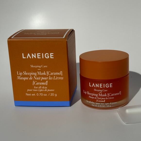Laneige Lip Sleeping Mask Caramel Limited Edition Rare New in Box 20g / 0.70 oz - Picture 1 of 12